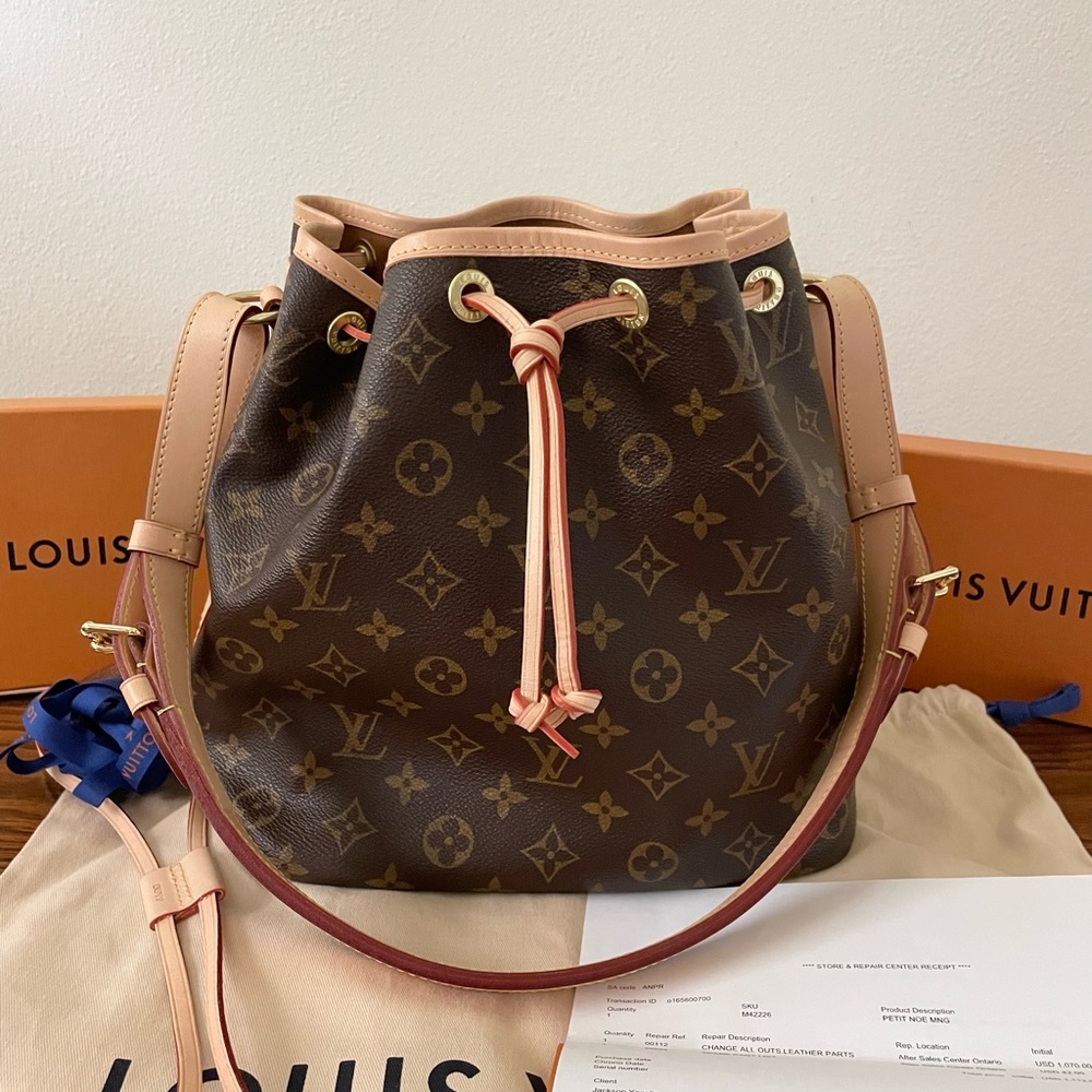 ♥️sold♥️Louis Vuitton Petite Noe Monogram Bucket Bag - Picture 2 of 16
